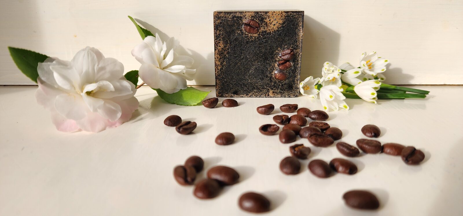 BareBloom Coffee Soap bar