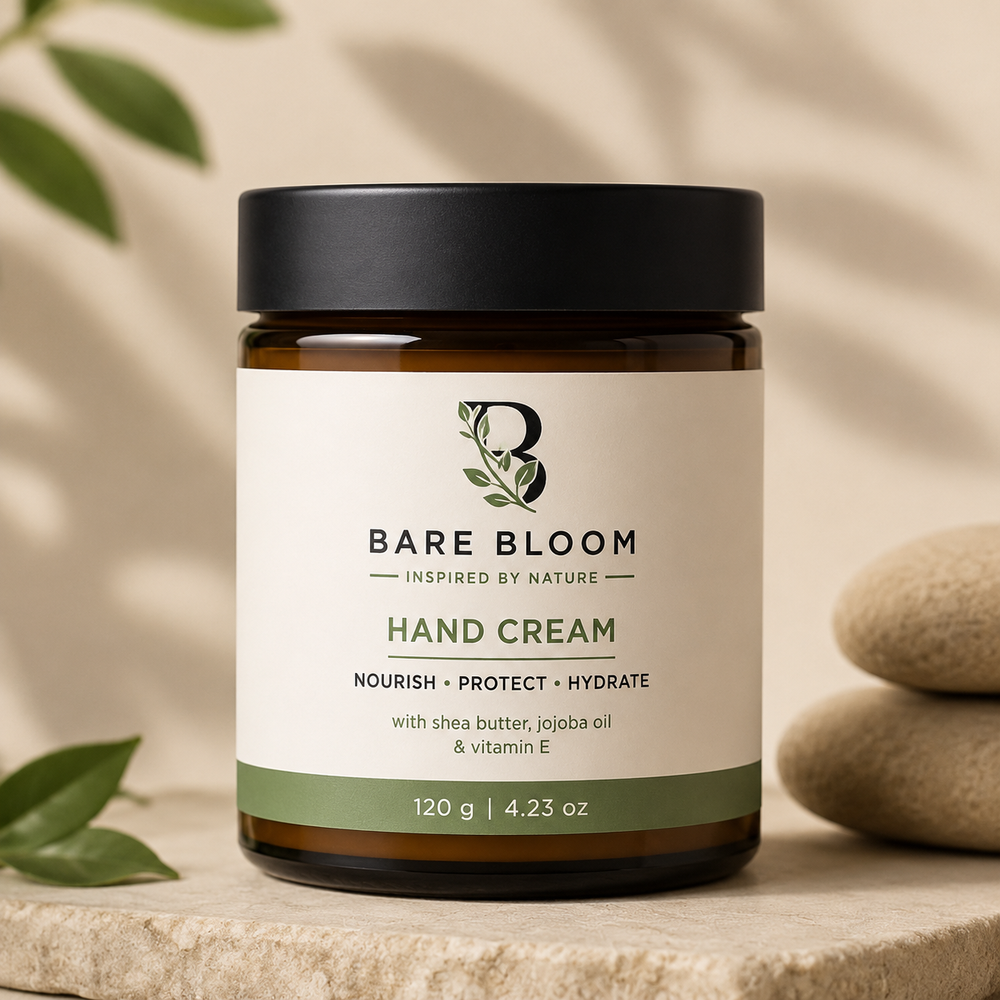 BareBloom Nourishing Hand Cream jar