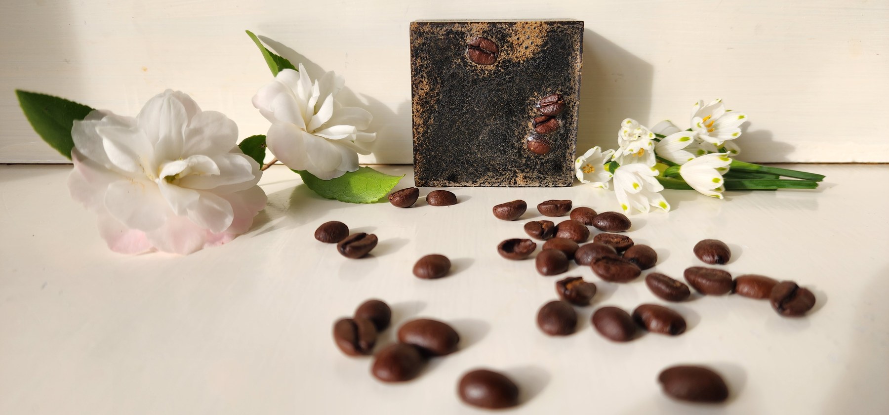 A quiet, thoughtfully arranged still life representing the BareBloom brand story